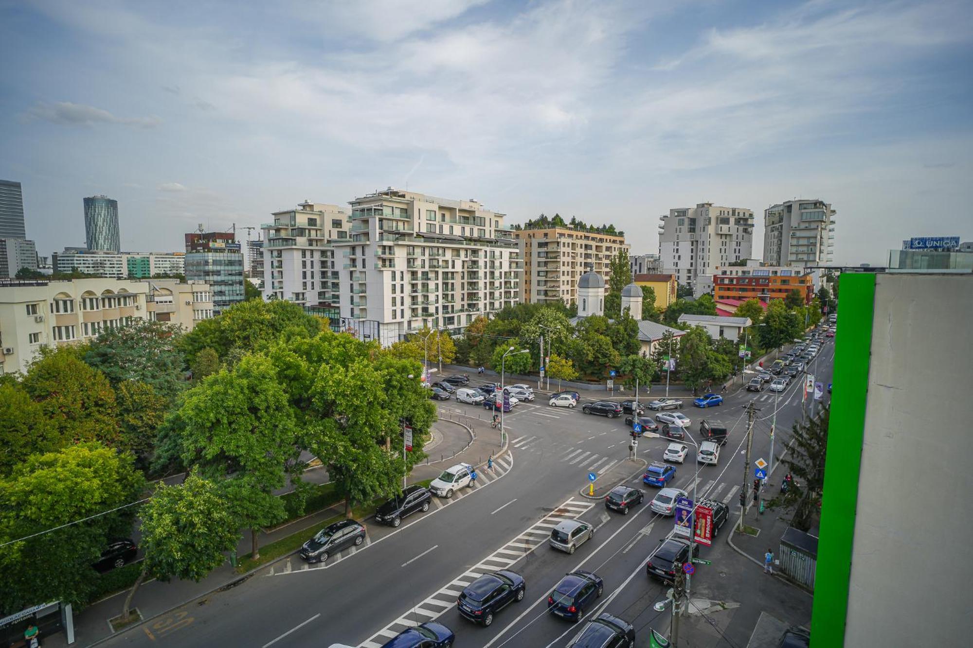 Penthouse With Huge Rooftop Terrace & City View Bucharest Exterior photo